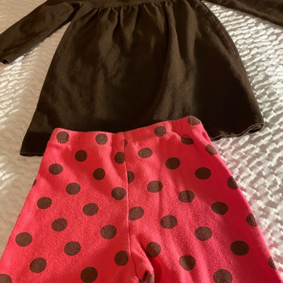 Girls 12 Months Circo Browndress &Cartersleggings - Picture 2 of 4